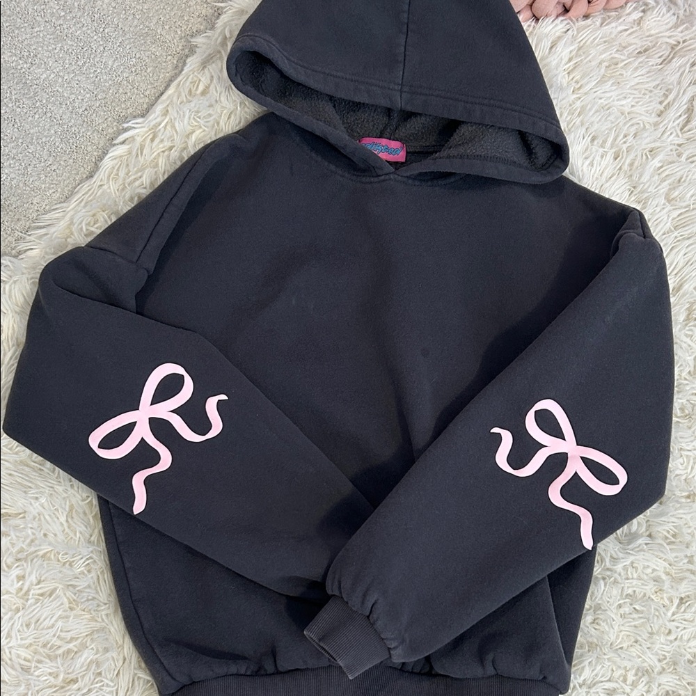 Edikted bow sleeve hoodie